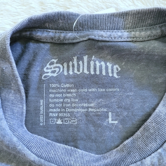Sublime Grey🩶 Mineral Washed Graphic Tee👕 - NWT - Picture 5 of 10